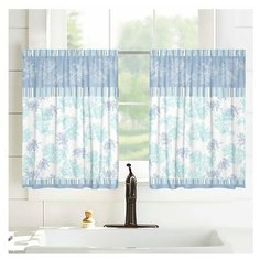 Шторы-кафе 11322, 100*60 см, 2 шт. Сирень