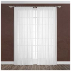 ЛЮЧИЯ бел Тюль на шт.ленте 300х280,1пр.,плстр. Daily by T