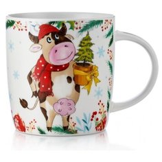 Кружка с новогодним рисунком Walmer Calf в подарочной упаковке, 0,35л, W37000737