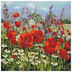 Краски лета Мозаика на подрамнике 30х30 30х30см Белоснежка 522-ST-S