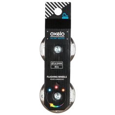 Колеса для роликов 63 мм 80A светящиеся OXELO X Декатлон Decathlon