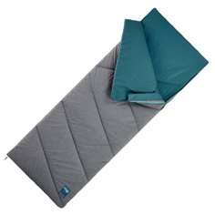 Мешок спальный для кемпинга из хлопка ARPENAZ 10° бирюзовый COTON QUECHUA X Декатлон Decathlon
