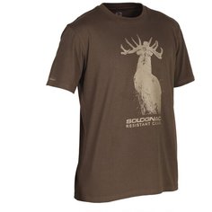 Футболка муж. для охоты 100 MC, размер: XXXL, цвет: Кофейный SOLOGNAC Х Декатлон Decathlon