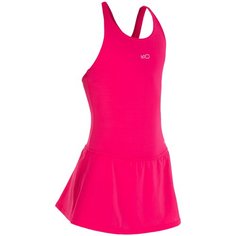 Купальник слитный для девочек с юбкой розовый Leony, размер: 6, цвет: Яркий Розовый/Холодный Розовый NABAIJI Х Декатлон Decathlon