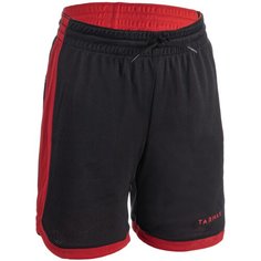 Шорты баскетбольные двухсторонние для мальчиков/девочек черно-красные SH500R, размер: 12, цвет: Рубиновый/Черный TARMAK Х Декатлон Decathlon