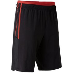 Шорты мужские F540, размер: 2XL, цвет: Черный/Кирпично-Красный KIPSTA Х Декатлон Decathlon