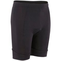 Шорты для велоспорта детские 100, размер: 14 ЛЕТ, цвет: Черный BTWIN Х Декатлон Decathlon