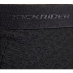 Велотрусы для горного велосипеда с гелевыми анатомическими вставками ST 500, размер: XXL, цвет: Черный/Антрацитовый Серый ROCKRIDER Х Декатлон Decathlon