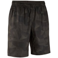 Шорты для фитнеса экологичные, размер: M, цвет: Хаки DOMYOS Х Декатлон Decathlon