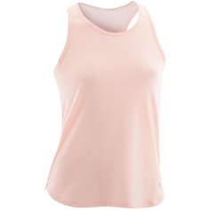 Майка дышащая гимнастическая для девочек 500, размер: 149-159CM12-13A, цвет: Нежный Персик/Нежный Персик DOMYOS Х Декатлон Decathlon