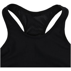 Топ детский S500, размер: 123-130 CM 7-8, цвет: Черный/Черный DOMYOS Х Декатлон Decathlon