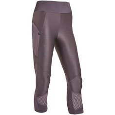 Тайтсы RUN DRY+ FEEL женские фиолетовые, размер: M / W30 L31, цвет: Лиловый/Пепельно-Фиолетовый KALENJI Х Декатлон Decathlon