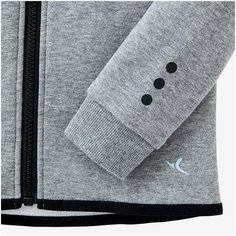 Толстовка детская 500 серая Baby Gym, размер: 82-88 CM 24M, цвет: Серо-Голубой/Черный DOMYOS Х Декатлон Decathlon