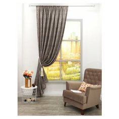 Штора Amore Mio. Размер - 2,0*2,7*1. Цвет - коричневый