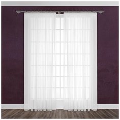 ВУАЛЬ бел Тюль на шт.ленте 400х270, 1пр., плстр. Daily by T