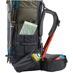 Женский рюкзак для горного трекинга – TREK 100 Easyfit – 60 л, цвет: Коричневый Хаки/Угольный Серый FORCLAZ Х Декатлон Decathlon