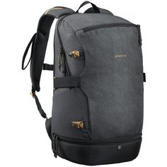 Рюкзак для походов на природе 20 литров NH550, размер: 20 л, цвет: Угольный Серый/Черный/Ореховый QUECHUA Х Декатлон Decathlon