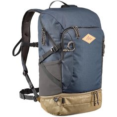 Рюкзак для походов на природе 30 литров NH500, размер: 30 л, цвет: Темно-Синий/Ореховый QUECHUA Х Декатлон Decathlon