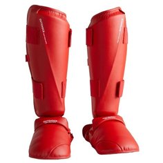 ЗАЩИТА ГОЛЕНИ И СТОПЫ Д/КАРАТЕ 900 Красная S OUTSHOCK X Декатлон Decathlon
