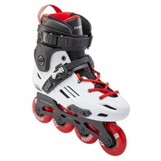 Ролики для фрирайда жесткие для взрослых бело-красные MF500 38 OXELO X Декатлон Decathlon