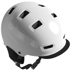 Велосипедный шлем VILLE 500 белый, Белый L/59-62, BTWIN X Декатлон Decathlon