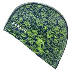 Шапочка для плавания из ткани и силикона с принтом размер S JAP NABAIJI X Декатлон Decathlon