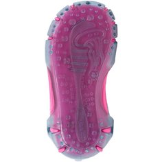 Тапочки для бассейна детская, размер: 25, цвет: Светло-Серый/Бледный Неоновый Розовый NABAIJI Х Декатлон Decathlon