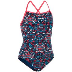 Купальник слитный женский Jade All Mask, размер: 38, цвет: Бензиново-Синий NABAIJI Х Декатлон Decathlon