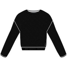 Толстовка с длинными рукавами для фитнеса женская короткая черная, размер: EU42 RU48, цвет: Черный/Черный DOMYOS Х Декатлон Decathlon