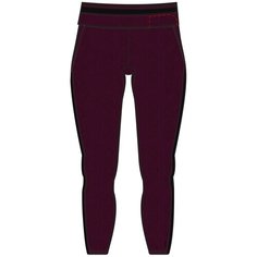 Легинсы 7/8 хлопковые для фитнеса женские бордовые, размер: 2XL / W38 L31, цвет: Бордо NYAMBA Х Декатлон Decathlon