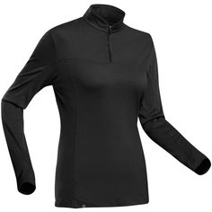 Футболка TREK 500 женская, размер: XS, цвет: Черный FORCLAZ Х Декатлон Decathlon