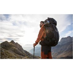 Брюки мужские для горных походов – TREK 500 цвет:красно-серый, размер: 52 (L34), цвет: Темная Сепия/Угольный Серый FORCLAZ Х Декатлон Decathlon