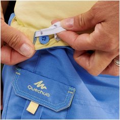 Юбка–шорты для походов для 2–6 лет MH100 KID, размер: 89-95cm 2-3Л, цвет: Лавандовый Синий/Бледный Жёлтый QUECHUA Х Декатлон Decathlon