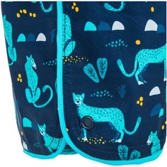 Плавки–шорты детские с принтом, размер: 96-102 CM 3-4, цвет: Синий Графит NABAIJI Х Декатлон Decathlon