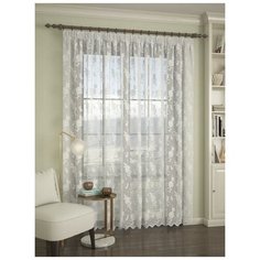 Тюль ARCO DORO IT100-01 на ленте 260 см белый