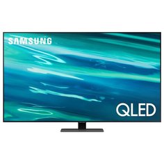 Телевизор QLED Samsung QE65Q80AAUXRU 65" (2021), черный