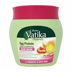 Маска для волос VATIKA Honey end Egg (Яйцо и мед для питания и восстановления волос) Dabur