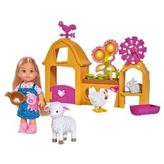Набор Simba Счастливая ферма Еви, 12 см, 5733075