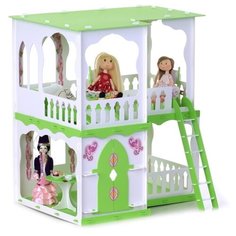 KRASATOYS Домик Алсу 000279/000280, Домик Алсу 000279, бело-салатовый