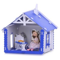 KRASATOYS Деревенский домик Маруся 000265, бело-синий
