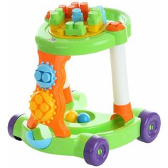 Каталка-ходунки Molto Игровая с конструктором (58133 / 58140) зеленый/оранжевый