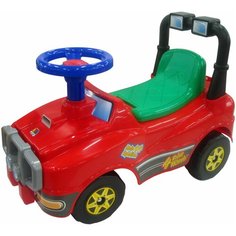 Каталка-толокар Molto Джип №2 (62871 / 62888 / 62895) красный