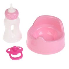 Набор для кормления Карапуз Набор для пупса 3 предмета B1716193-RU розовый