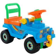 Каталка-толокар Molto Джип 4x4 №2 (62819 / 62826 / 62833) голубой