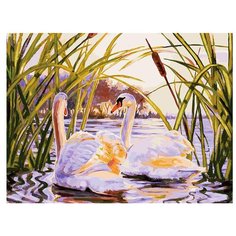 Белоснежка Картина по номерам "Вечерняя прогулка" 30х40 см (142-AS)