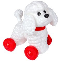 Каталка-игрушка ОГОНЁК Фафик белый/красный