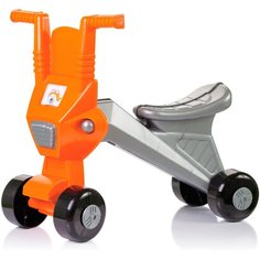 Каталка-толокар ОГОНЁК Мишутка оранжевый