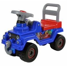 Каталка-толокар Molto Джип Мстители (70661) синий/красный