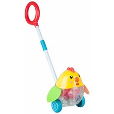Каталка-игрушка BONDIBON Курочка (ВВ2380) разноцветный