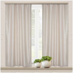 Портьеры Witerra Бамбук на ленте 180 см бежевый